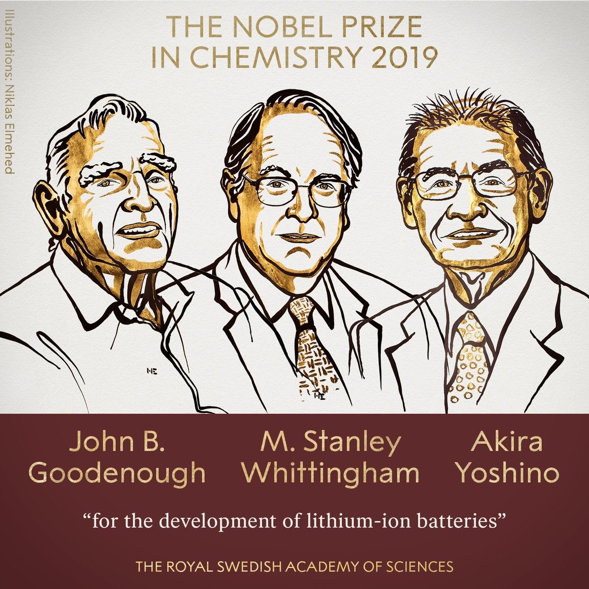 2019诺贝尔化学奖是锂离子电池的胜利！