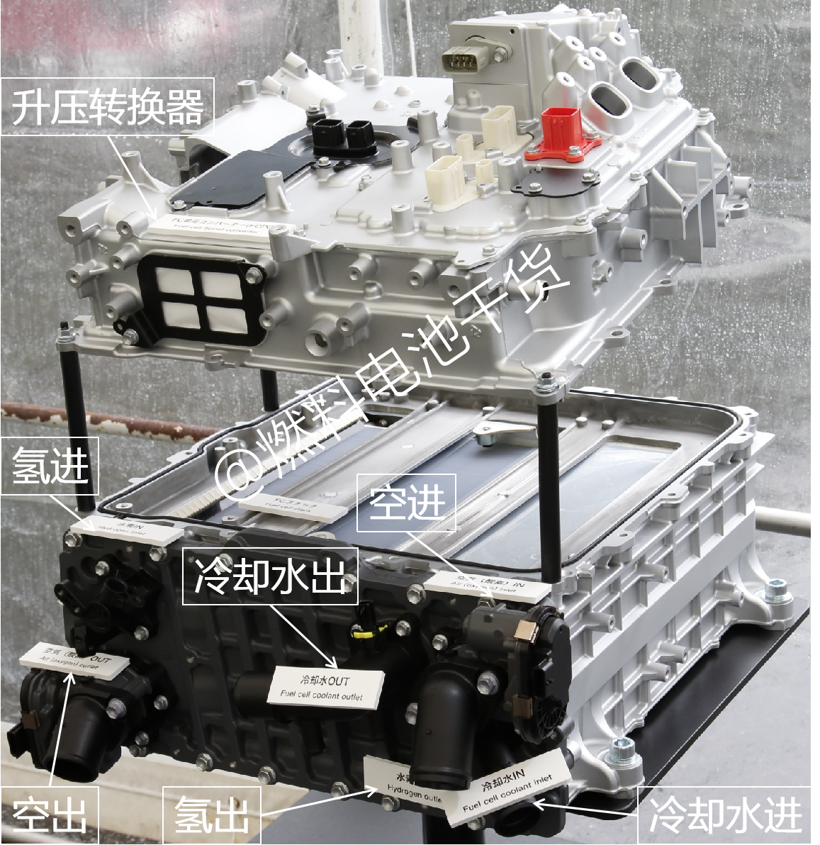 丰田第二代Mirai燃料电池结构解析