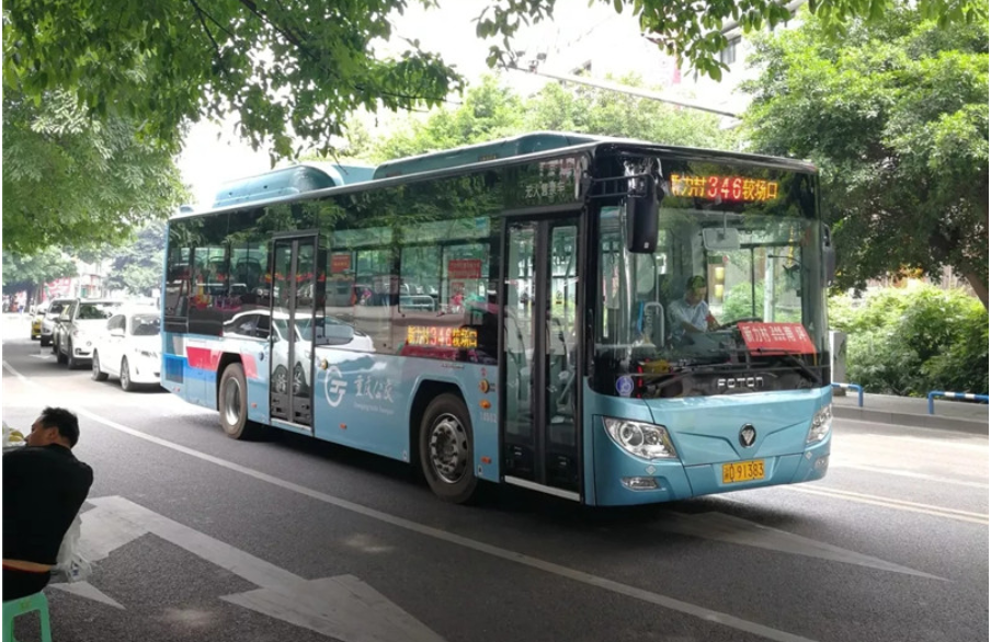 福田欧辉首次批量进入重庆公交市场，70辆天然气客车投运