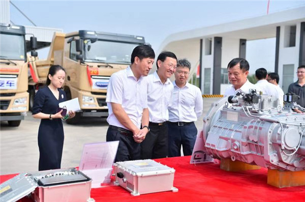 获深圳最大批量纯电动泥头车订单，开沃首批300台坪山基地交付