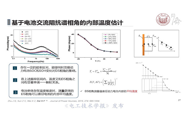 同济大学戴海峰教授：动力电池电化学阻抗谱—原理、获取方法及应用