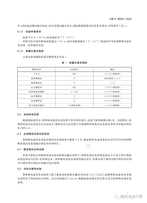 全文公开！电堆耐久性测评方法等三项燃料电池国家标准正式发布