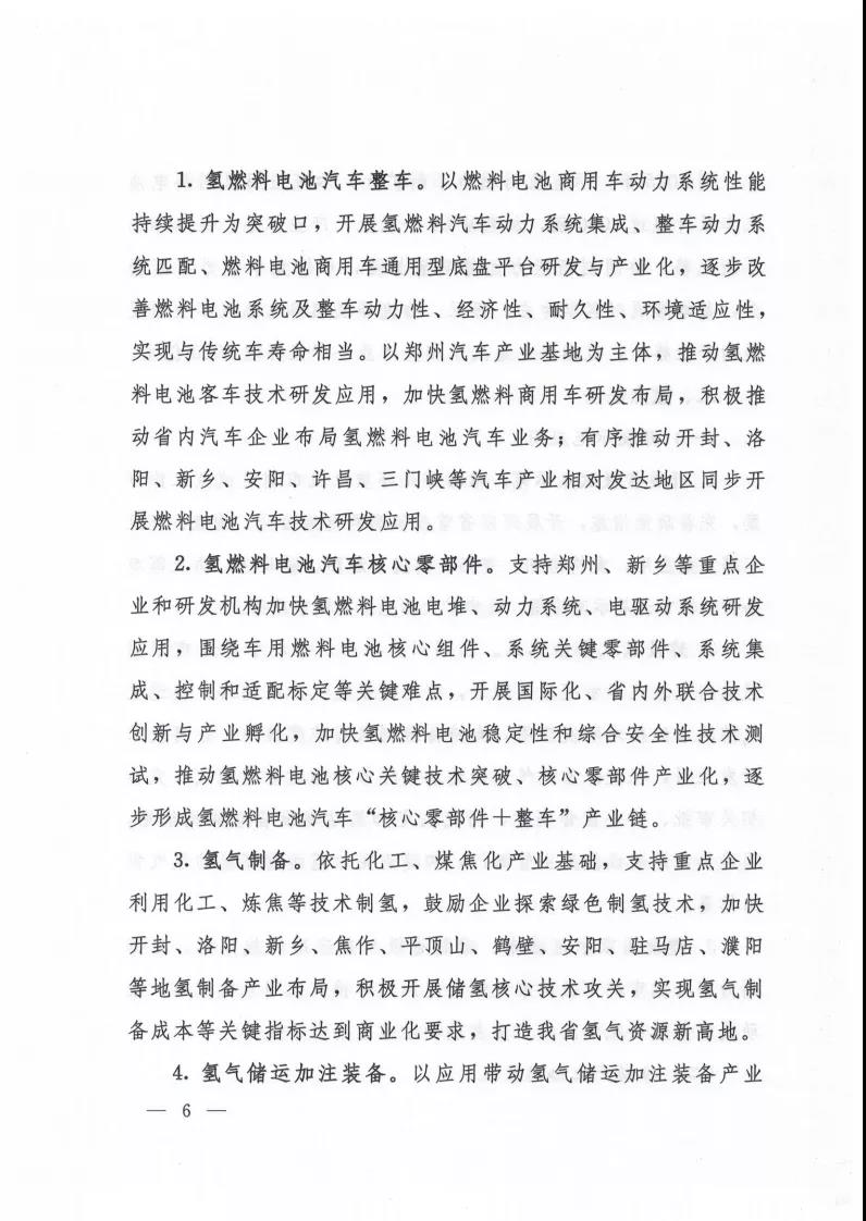 5000辆车80座加氢站 河南省氢燃料电池产业发展行动方案发布