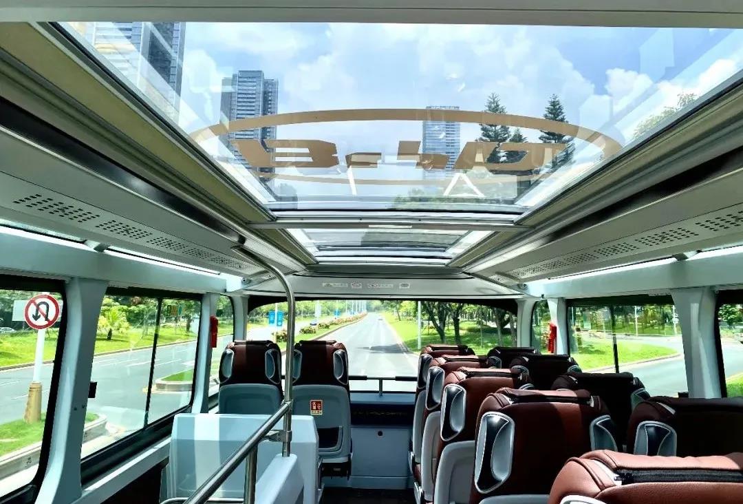 致敬璀璨新时代，全新比亚迪纯电动双层观光巴士献礼深圳特区40周年