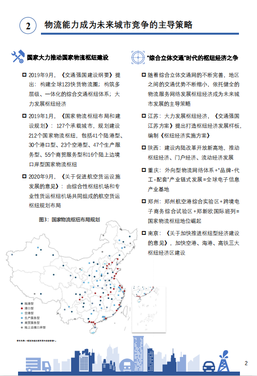 中国城市物流竞争力报告：“双循环”新格局下的内陆枢纽崛起