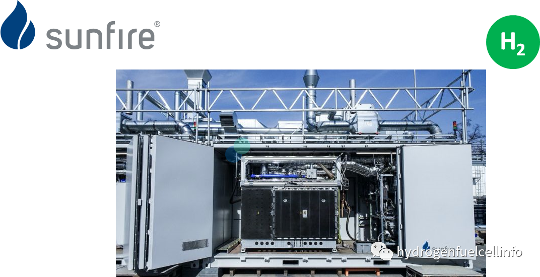 Sunfire世界最大高温SOEC氢能电解槽成功试运营