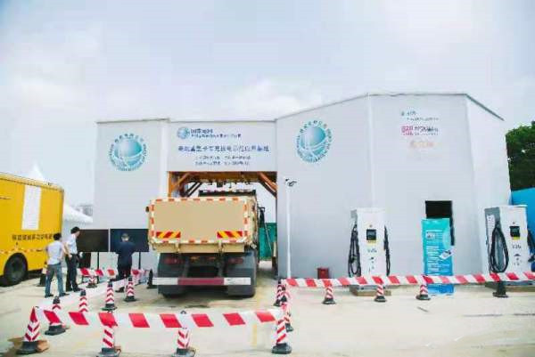 南京启动新能源渣土车换电模式极限测试
