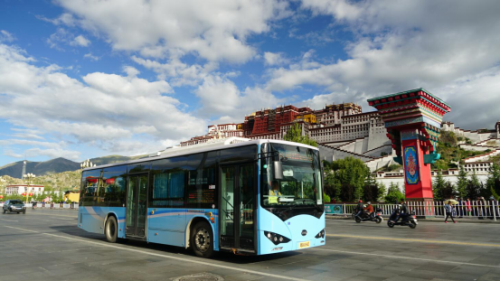高原生态低碳出行，西藏日喀则首投比亚迪纯电动公交车