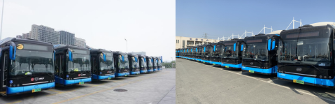 绿色科技 智行万里  比亚迪全新纯电动客车亮相北京道路运输展