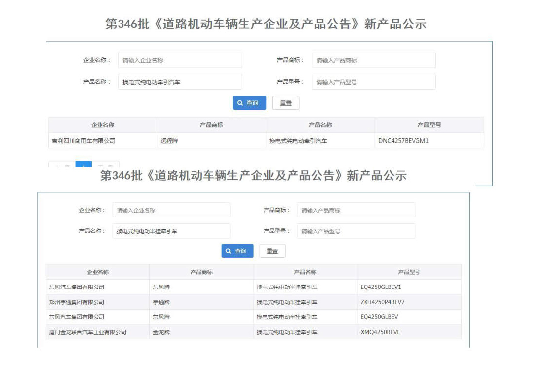 2021年上半年牵引车，换电大单最抢眼