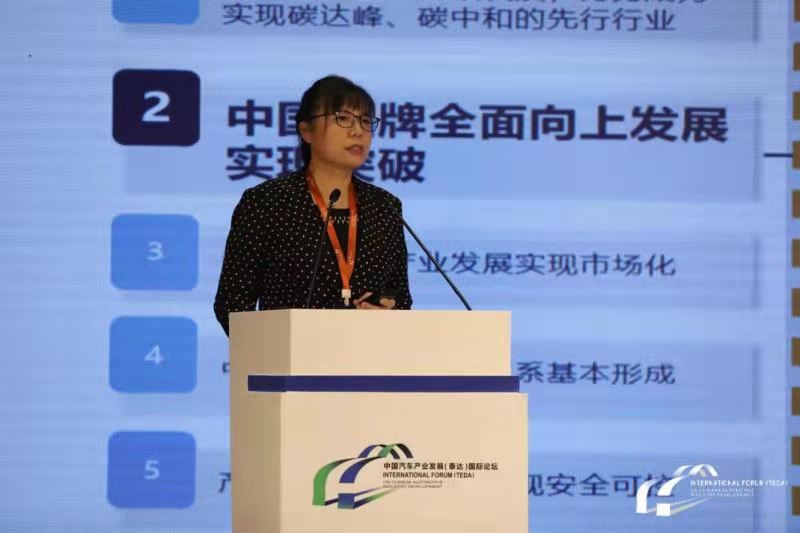 中国汽车工业协会柳燕:凝聚向上力量,让世界看见中国汽车
