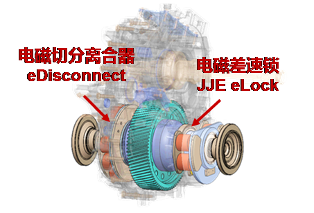 新品首发!精进电动高端250kW碳化硅三合一电驱动总成亮相WNEVC-2021