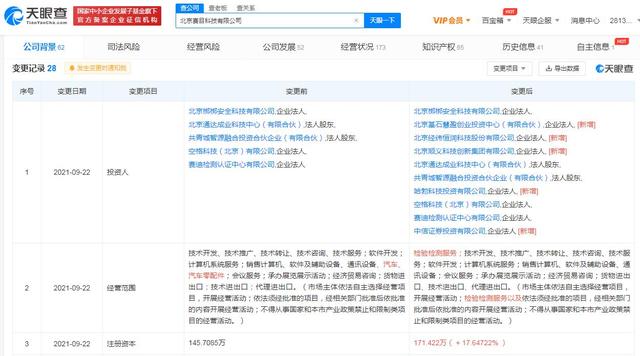 华为哈勃投资北京赛目，发力智能网联汽车测试与评价研究