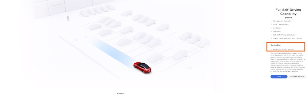 特斯拉即将实现完全的”全自动驾驶功能“