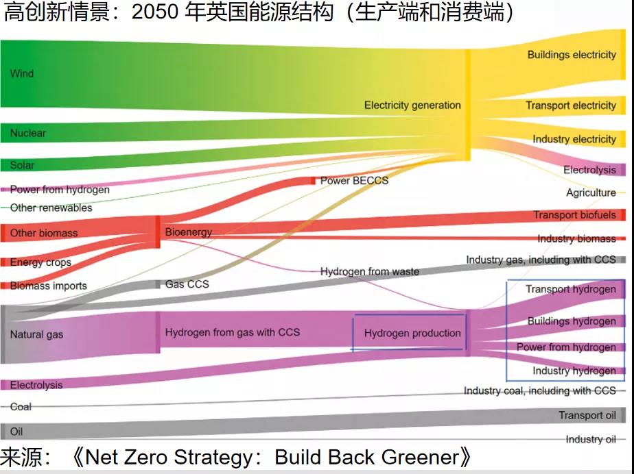 氢能在英国脱碳计划中的作用《Net Zero Strategy：Build Back Greener》