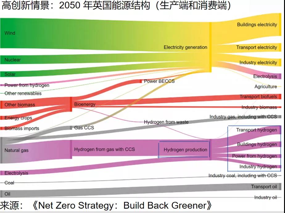 氢能在英国脱碳计划中的作用《Net Zero Strategy：Build Back Greener》