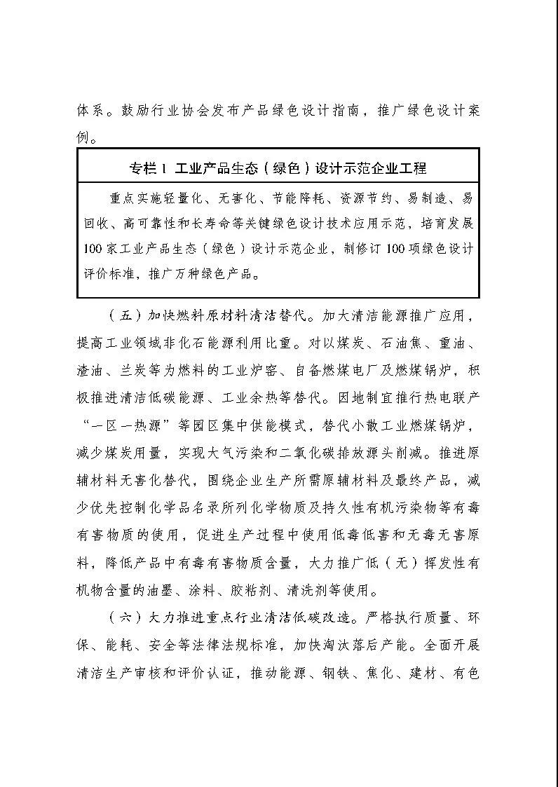 十部门联合发布“十四五”全国清洁生产推行方案：实施绿氢炼化等降碳工程