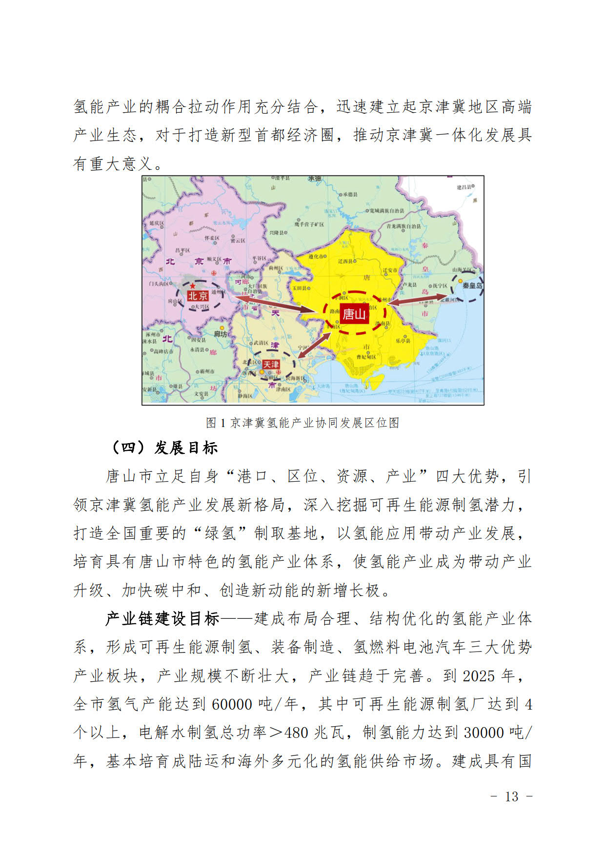 唐山氢能产业发展规划（2021-2025）发布，强调“绿氢”发展