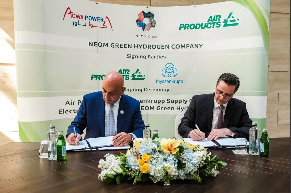 沙特2GW绿氢项目正式启动！