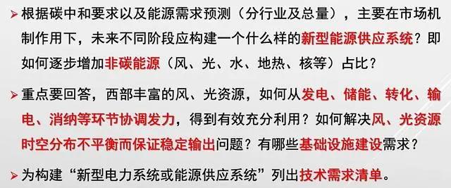 丁仲礼院士：中国“碳中和”框架路线图研究内容要点