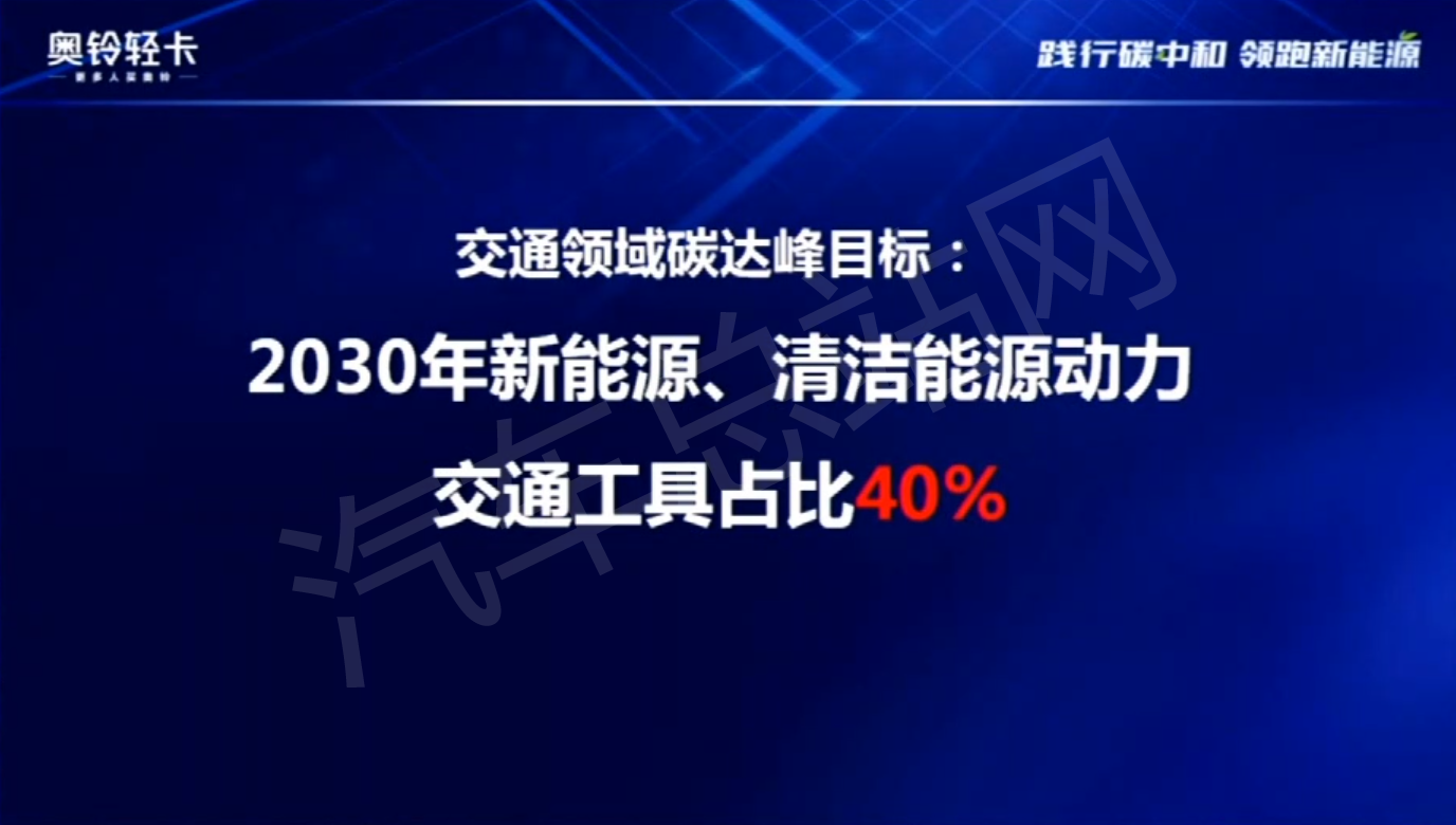 福田奥铃康界炜：智蓝轻卡战略是如何规划出来的？