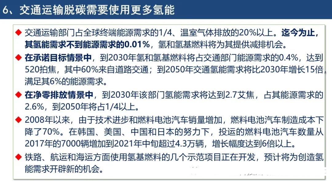 IEA《全球氢能回顾2021》报告要点解读