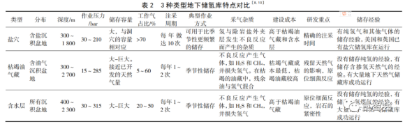 地下储氢技术研究综述