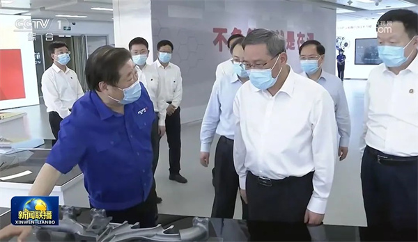 国务院总理李强到潍柴集团调研