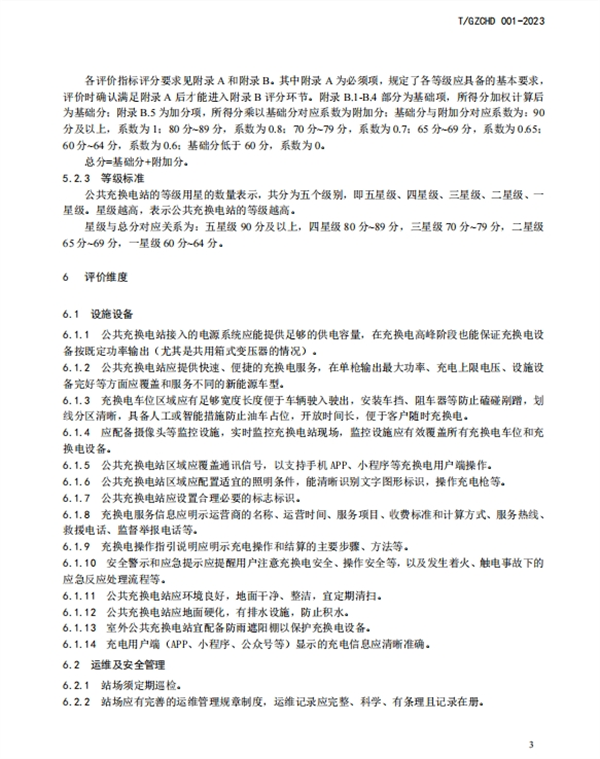 《电动汽车公共充换电站等级评价规范》团体标准正式发布