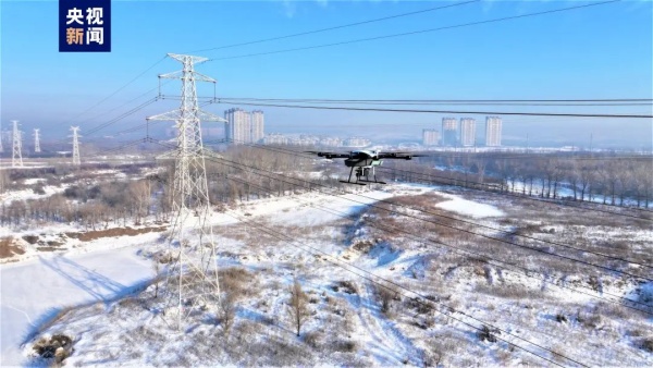 高寒地区首次应用氢动力无人机巡检输电线路