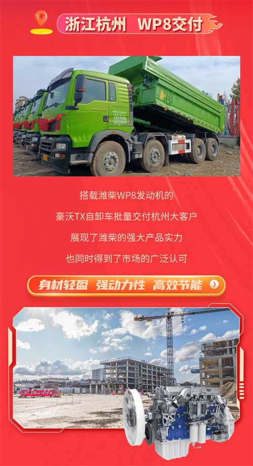 交付喜讯榜 | 潍柴新年交付，全国遍地开花