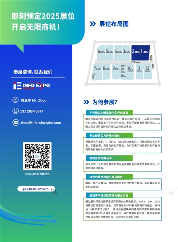 2025第十五届大湾区国际新能源汽车技术与供应链博览会将于10月在广州举办