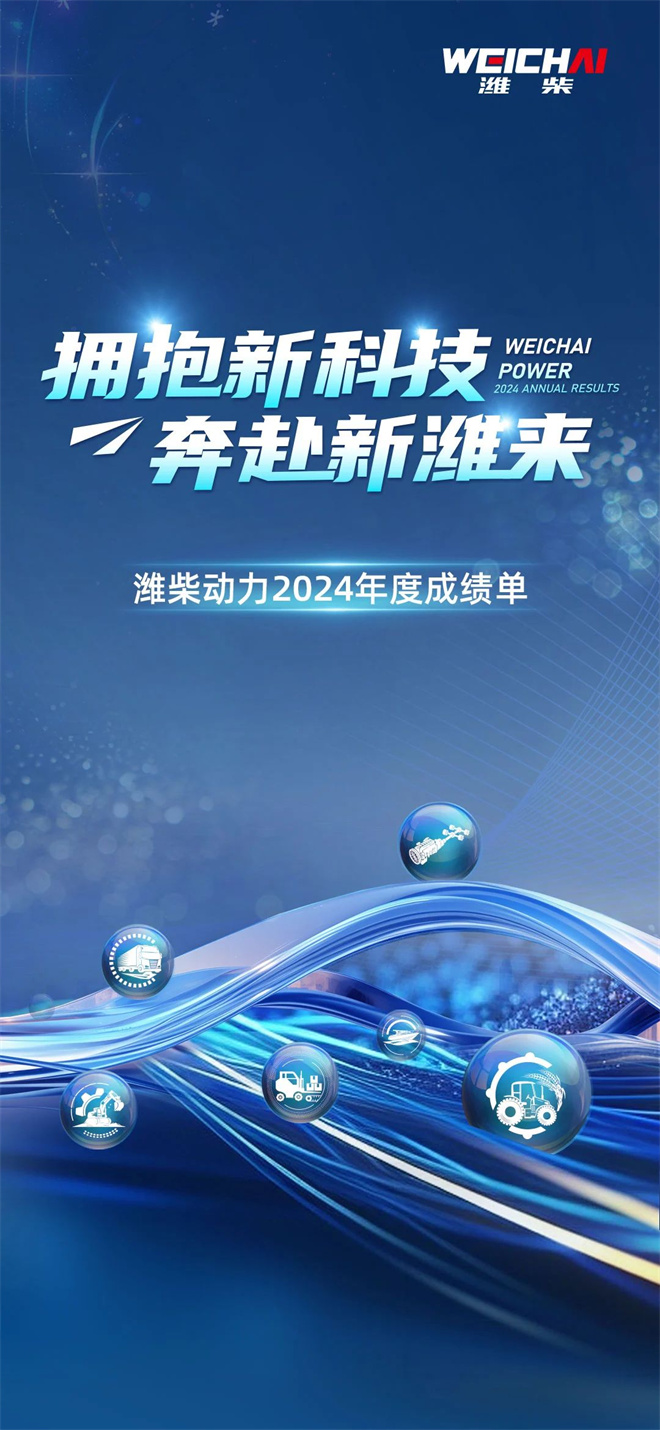 一图盘点山东重工旗下潍柴动力2024年业绩亮点